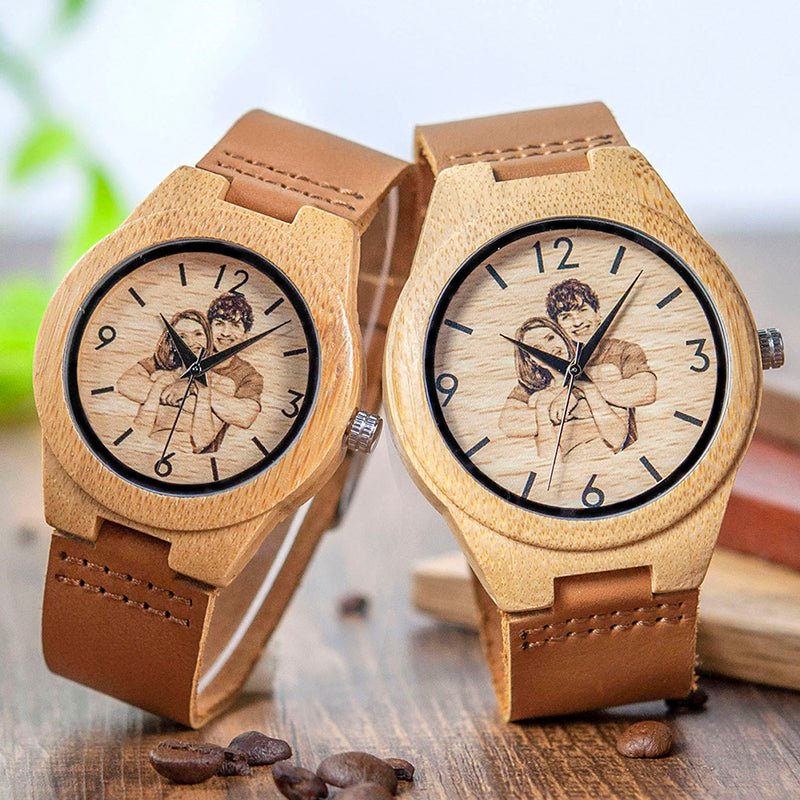 Creative Gift Wood Watch For Men And Women (UV Printing on Wooden Watch)