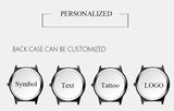 Own Design Watches OEM Printing Face Custom Wristwatch Brand Logo or Name Engraved Watch
