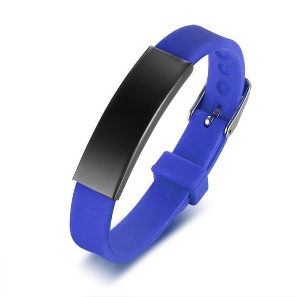 Personalized Rubber Silicone Bracelet Jewelry