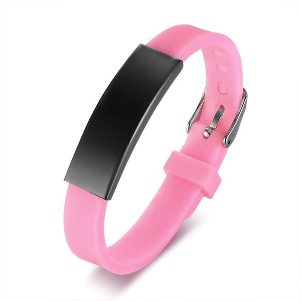 Personalized Rubber Silicone Bracelet Jewelry