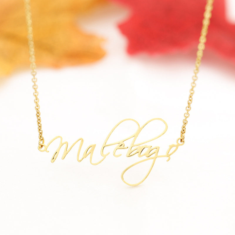 Custom Cursive Name Necklace