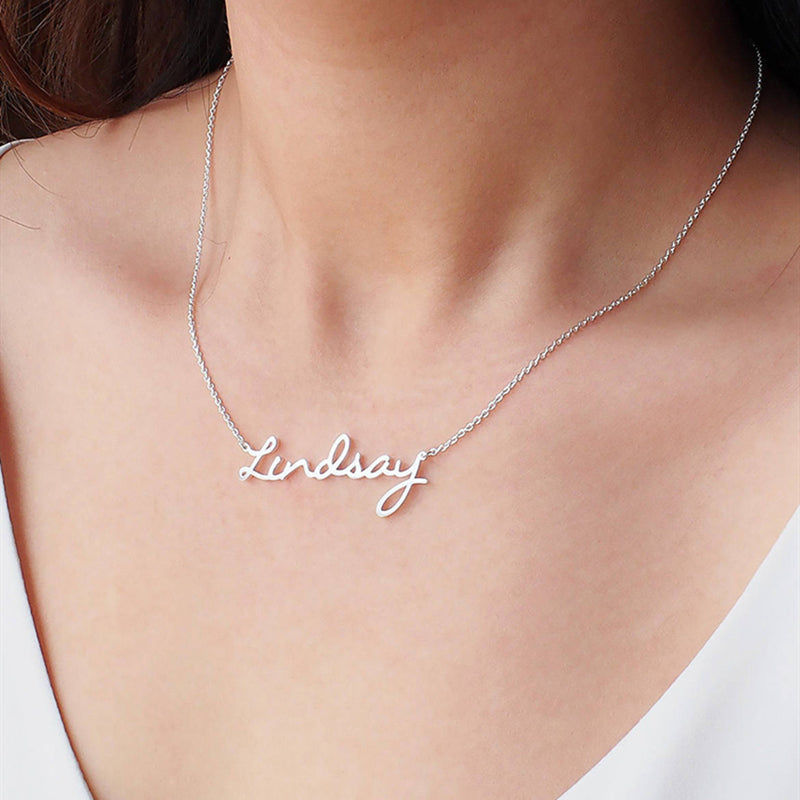 Custom Cursive Name Necklace