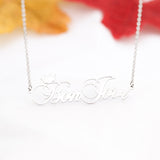 Custom Crown Name Necklace