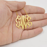 Personalized Dainty Monogram Necklace