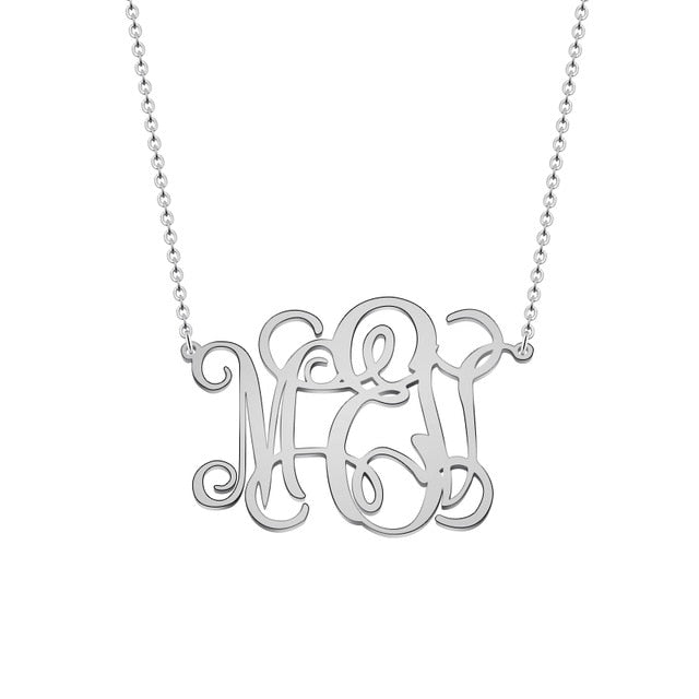 Personalized Dainty Monogram Necklace