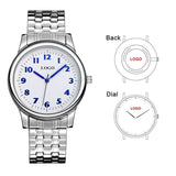 B-8204 Stainless Steel Strap Men's Watch